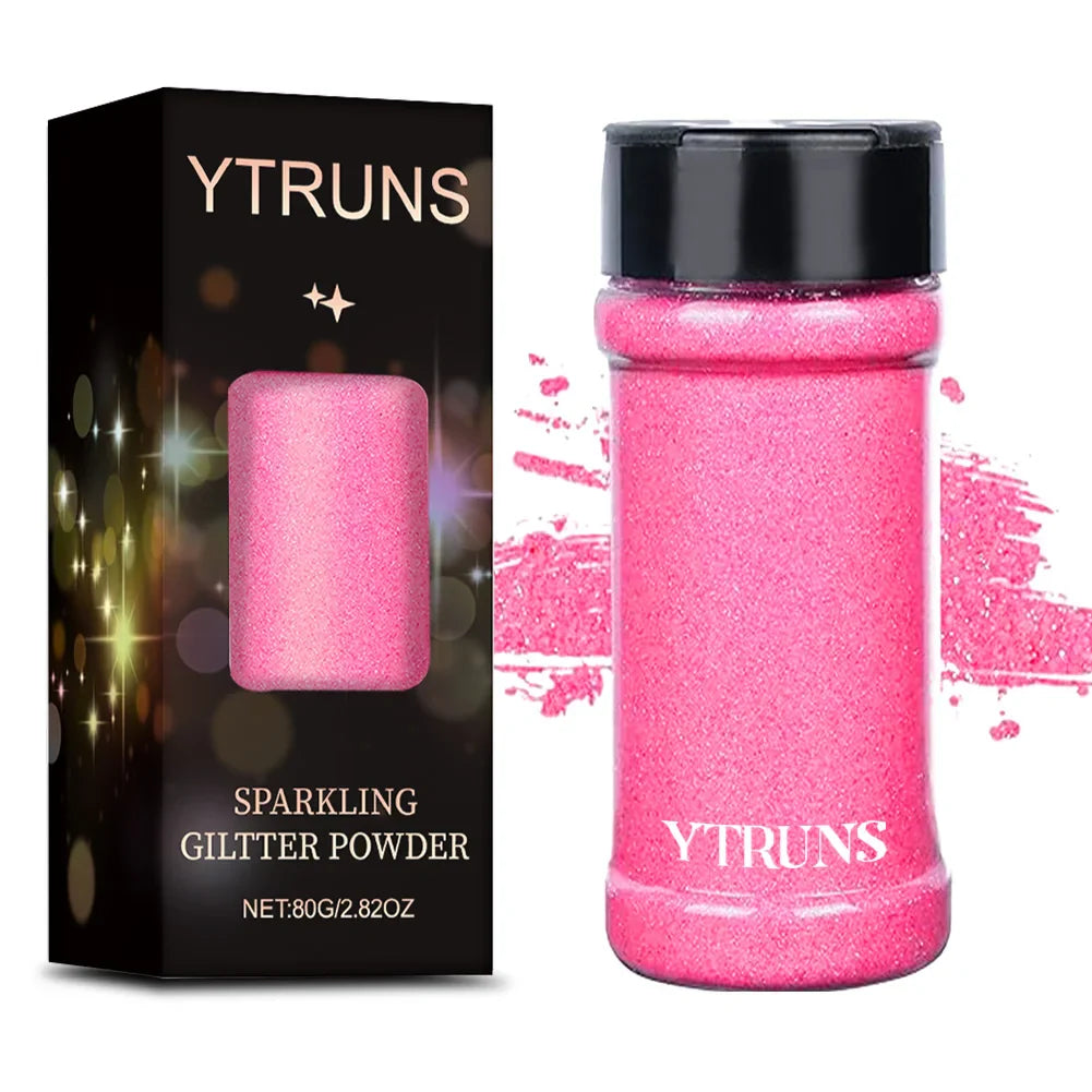 Laser Glitter Powder 80g 6 Colors – Nail Art, Crafts & DIY