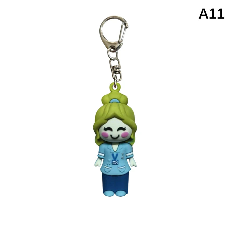 Paw Print Ampoule Bottle Opener Keychain for Nurses & Doctors Medical Keychain Tool Peaceful Pleasures Health and Wellness A11
