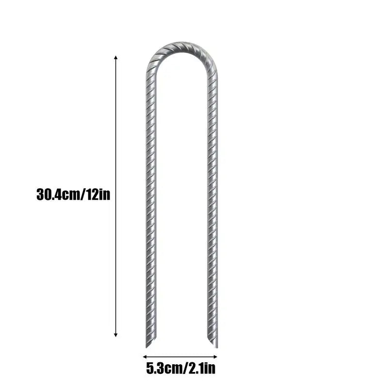 Ground Anchors For Tents 12-inch Tent Stakes With Chisel Point End 2 Inches Diameter 6X Chain Link Fence Anchors For Landscape Peaceful Pleasures Health and Wellness