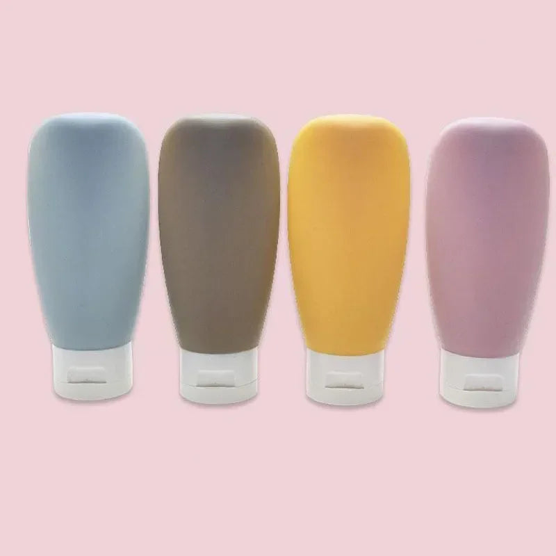 4-Pack 60ml Refillable Travel Squeeze Bottles – TSA Approved