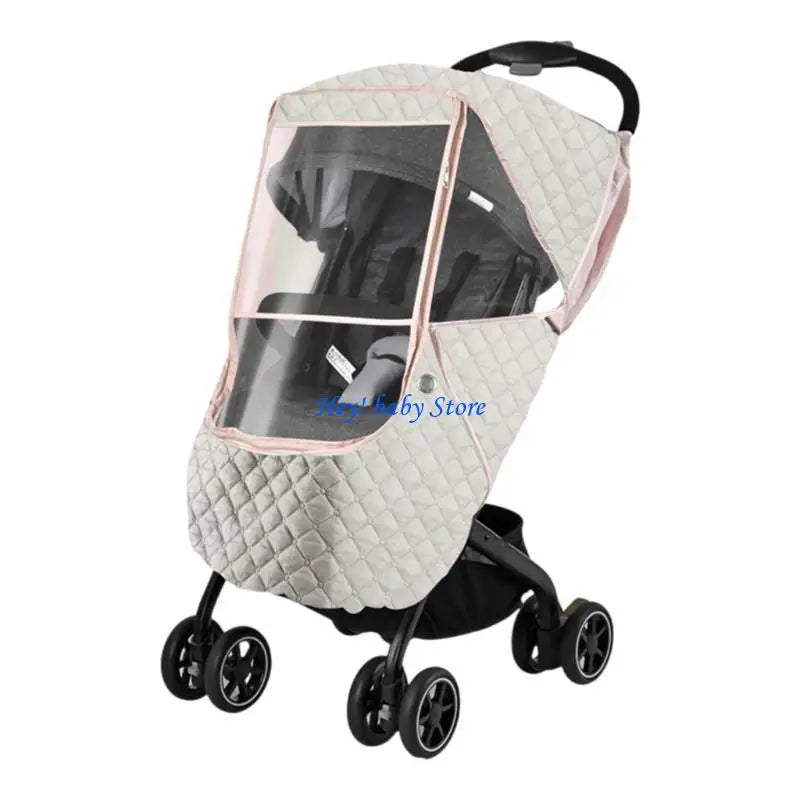 Universal Baby Pushchair Rain Cover Weather Shield with Window