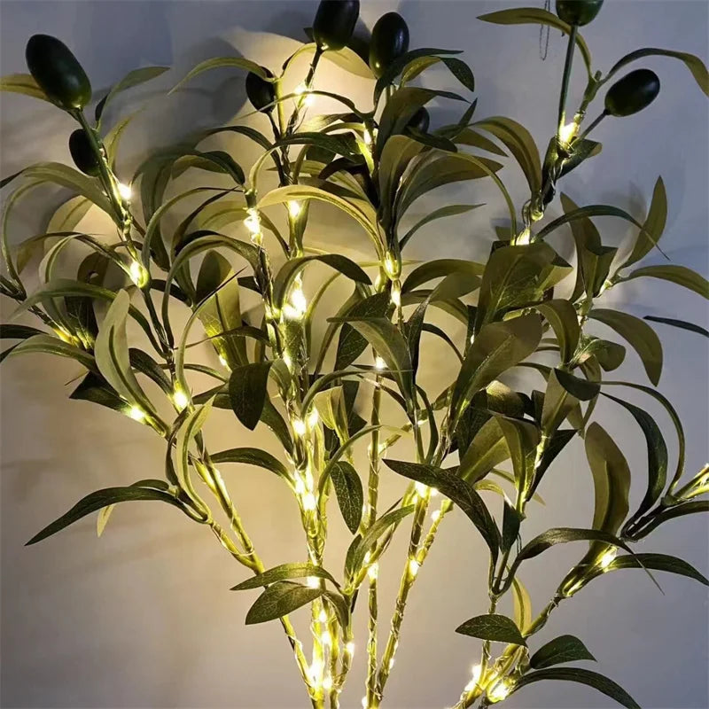 Olive Branch String Lights | Battery Powered Indoor Fairy Light