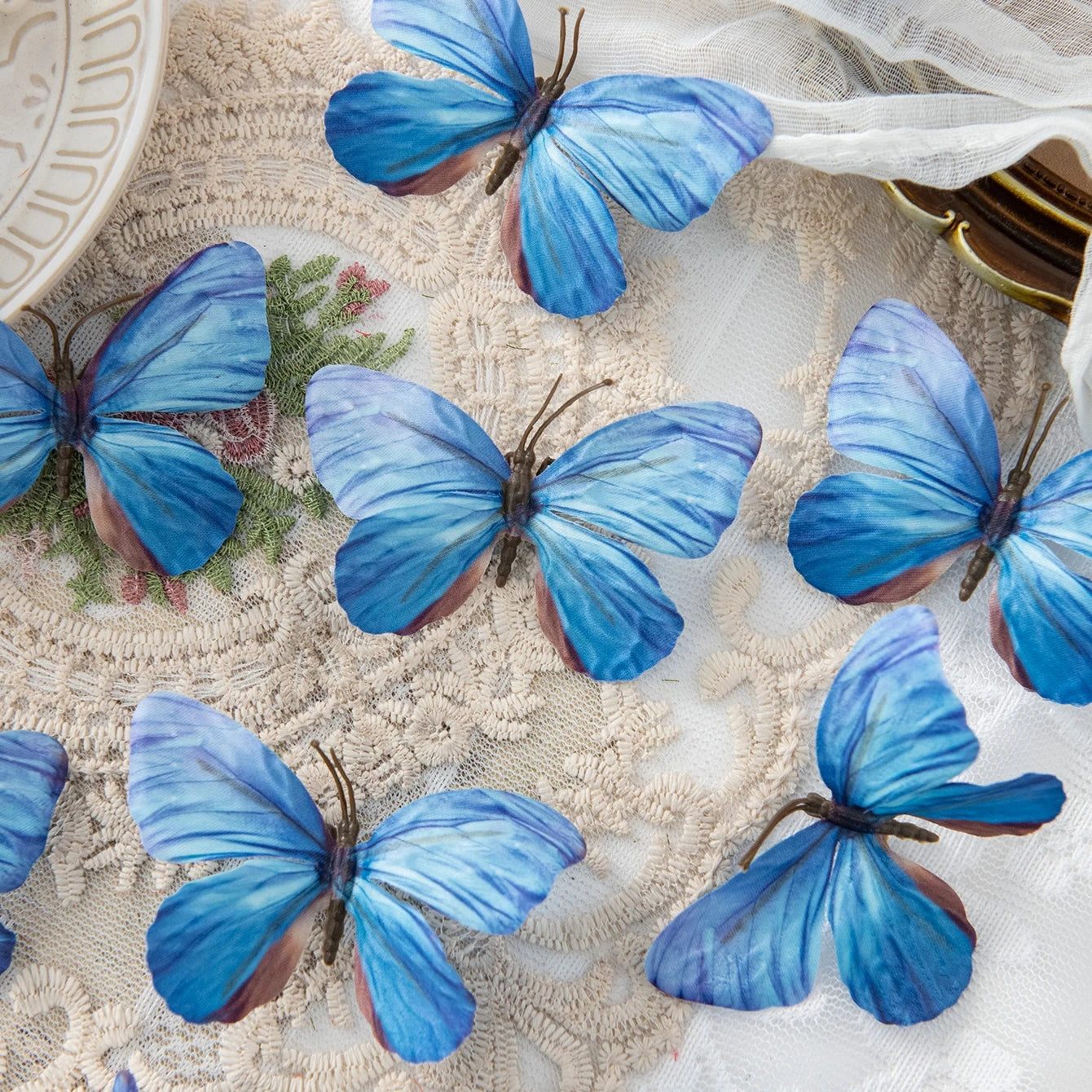 Artificial Fluorescent Butterfly Decorations 20/40 PCS – DIY