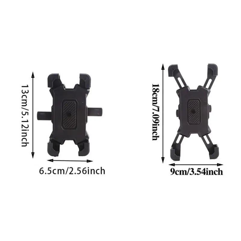 Heavy Duty Shockproof Phone Mount for Bike Motorcycle Phone Holder Universal Fit for E-Bike Handlebar Anti-Vibration Bracket Peaceful Pleasures Health and Wellness