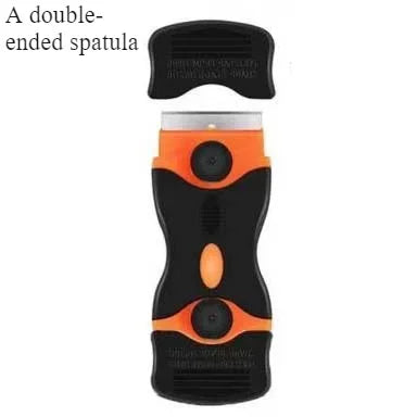 2-in-1 Glass Scraper & Squeegee Tool for Car, Window & Kitchen