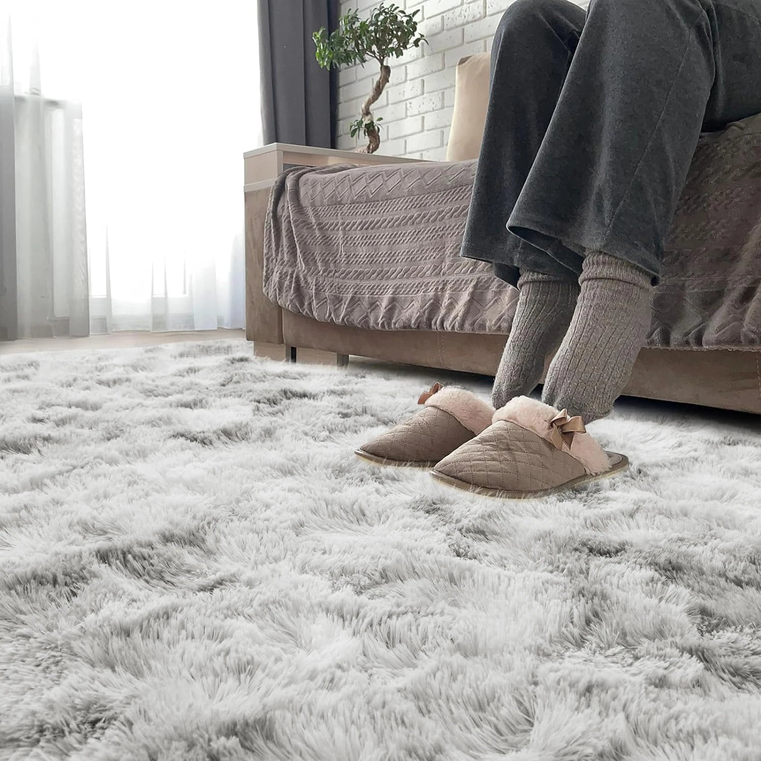 Rugs 160x230cm 120x160cm Soft Fluffy Area Rugs for Bedroom Living Room Dorm Nursery Kid Washable Rug Antiskid Shaggy Rug Carpets Peaceful Pleasures Health and Wellness