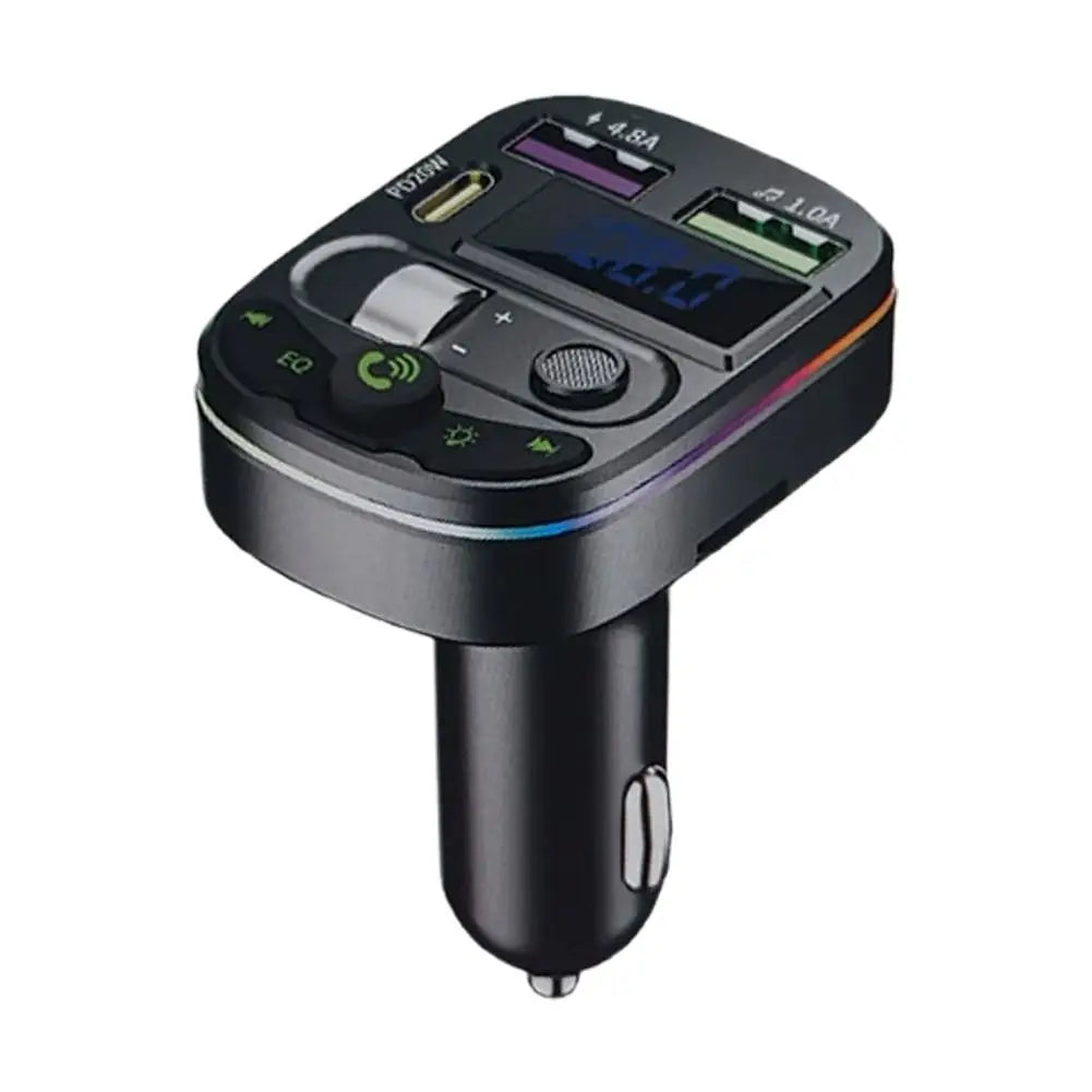 Bluetooth 5.0 Car FM Transmitter MP3 Player | PD 20W Fast Charge
