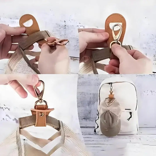 Universal Hat Clip for Backpack – Hands-Free Cap Holder
