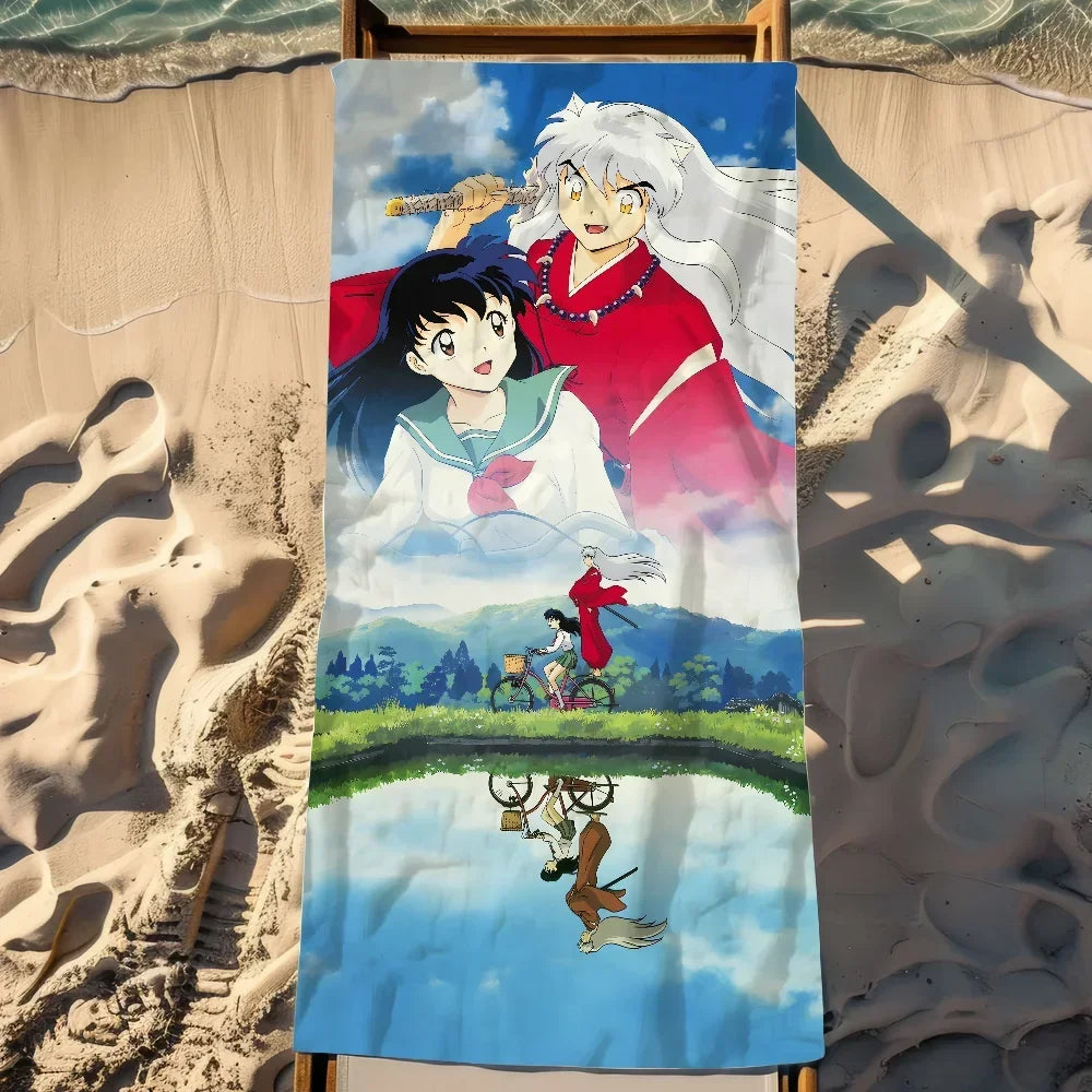 InuYasha Anime Beach Towel – Quick Dry Sports & Pool Towel