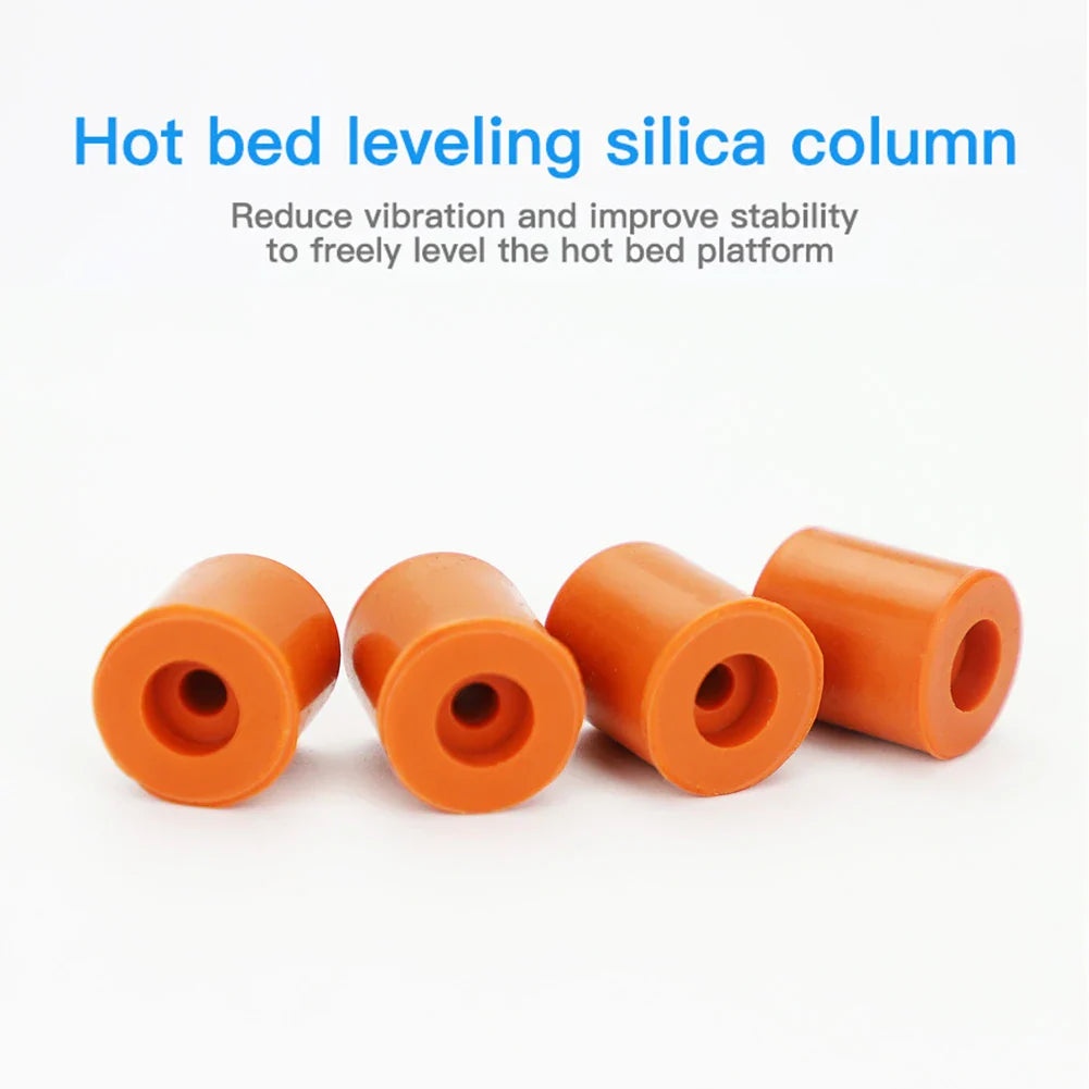 Silicone Hot Bed Leveling Columns for Ender-3 & CR-10 (4-Pack)