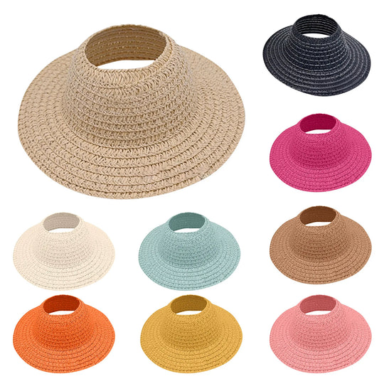 Colored Empty Straw Hat For Ropa Labubu Lovely Little Doll Accessories Cute Hat Decoration Peaceful Pleasures Health and Wellness