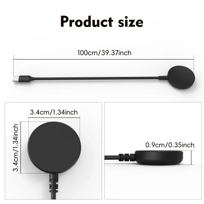 Wireless Charger for Samsung Galaxy Watch 5/4/3 Active Gear Peaceful Pleasures Health and Wellness
