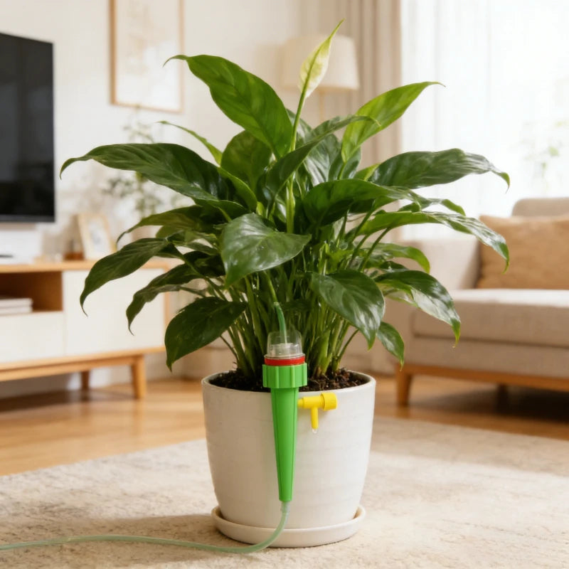 Automatic Plant Watering Device Lazy Drip Irrigation System for Home & Garden Travel Self-Watering Tool for Potted Plants Peaceful Pleasures Health and Wellness