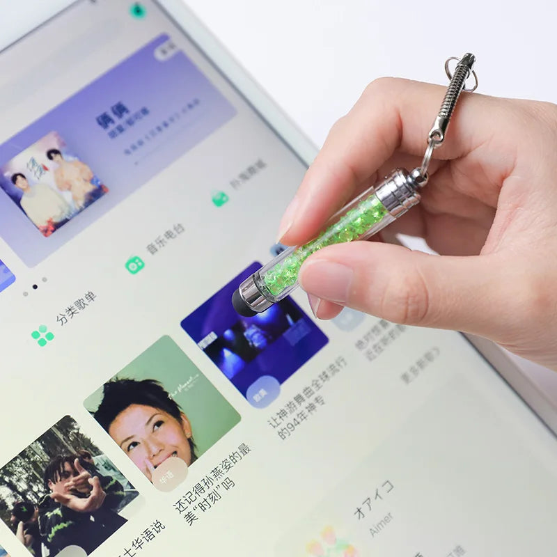 Crystal Pendant Capacitive Stylus Universal Stylus For Touch Screen touch pencil for cell phone Capacitive Stylus Pen For phone Peaceful Pleasures Health and Wellness