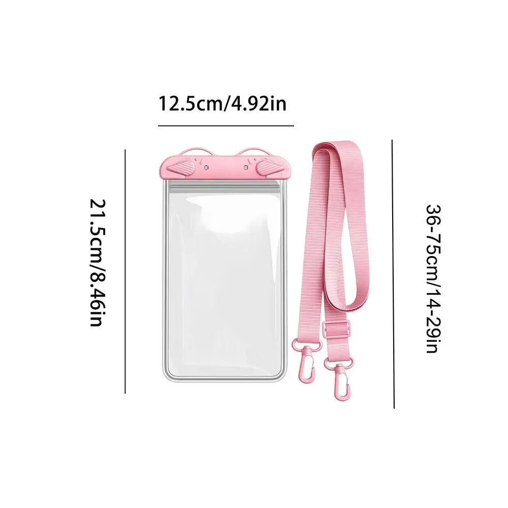 Waterproof Phone Pouch Touch Screen – Up to 7" with Lanyard