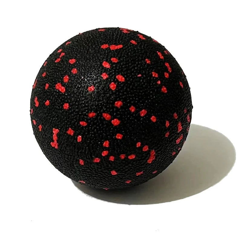 High-Density Peanut Body Massage Ball Yoga Foam Block Fascia Roller for Muscle Relaxation Exercise Fitness Pain Relief Peaceful Pleasures Health and Wellness Red
