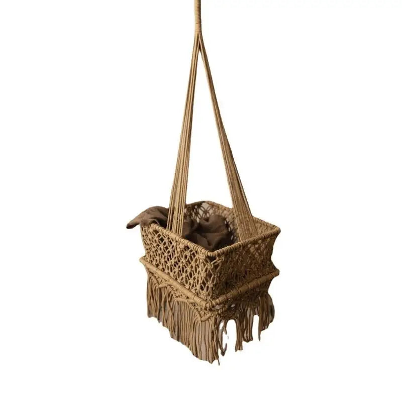 Newborn Photography Hammock Prop – Lace Baby Posing Basket
