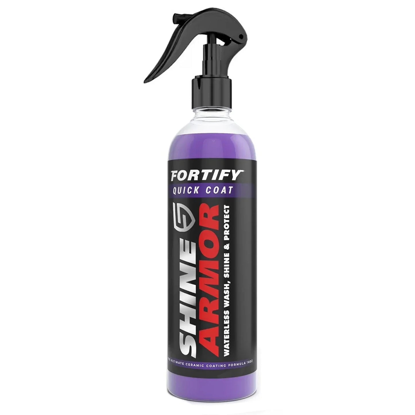 ARMOR Fortify Quick Coat Ceramic Coating Car Wax Polish Spray Waterless Car Wash Wax Hydrophobic Top Coat Polish Peaceful Pleasures Health and Wellness 236Ml-Purple