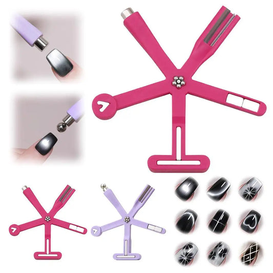 8-in-1 Cat Eye Nail Magnet Tool | Starfish Manicure Stick Nail Art Magnet Tool Peaceful Pleasures Health and Wellness
