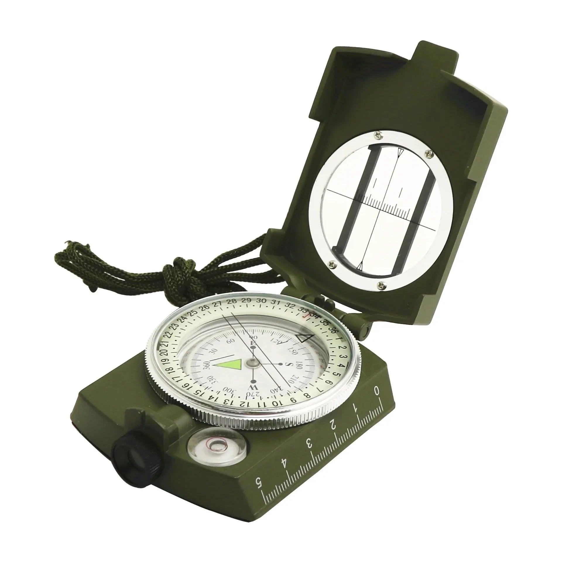 K4580 Military Compass | Multifunctional Outdoor Survival Tool Military Survival Compass Peaceful Pleasures Health and Wellness