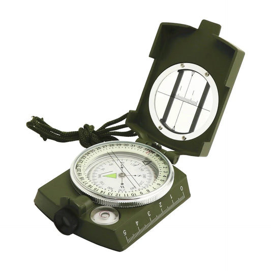 K4580 Military Compass | Multifunctional Outdoor Survival Tool Military Survival Compass Peaceful Pleasures Health and Wellness
