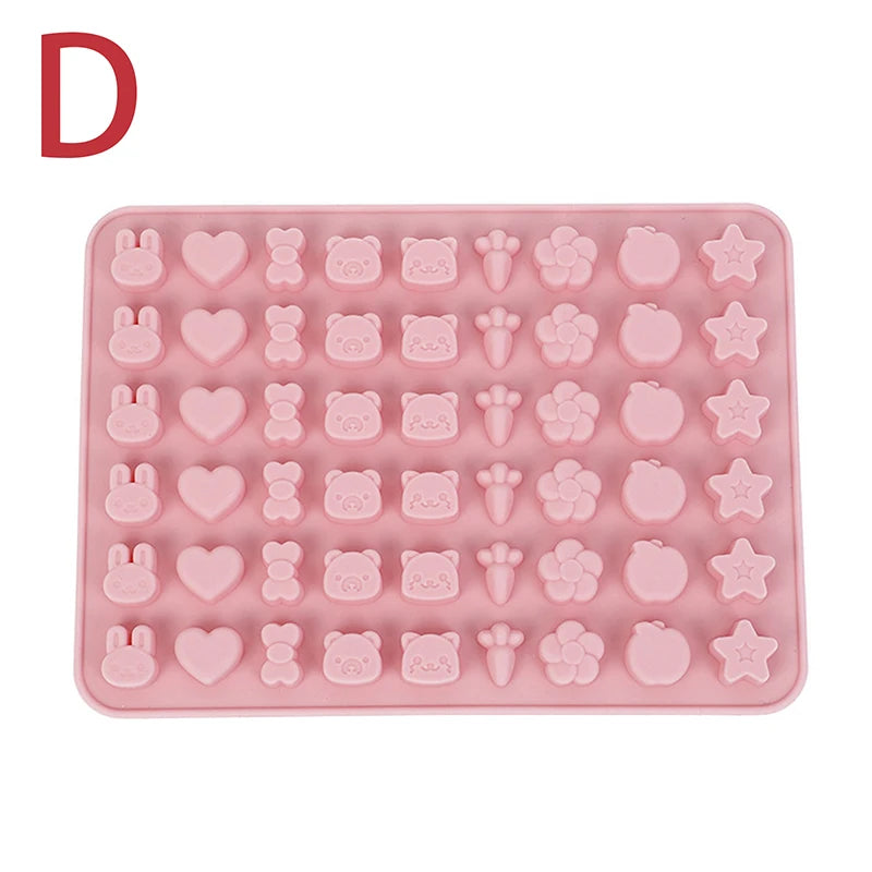 Silicone Chocolate Candy Mold | Rabbit, Fish & Heart Shapes
