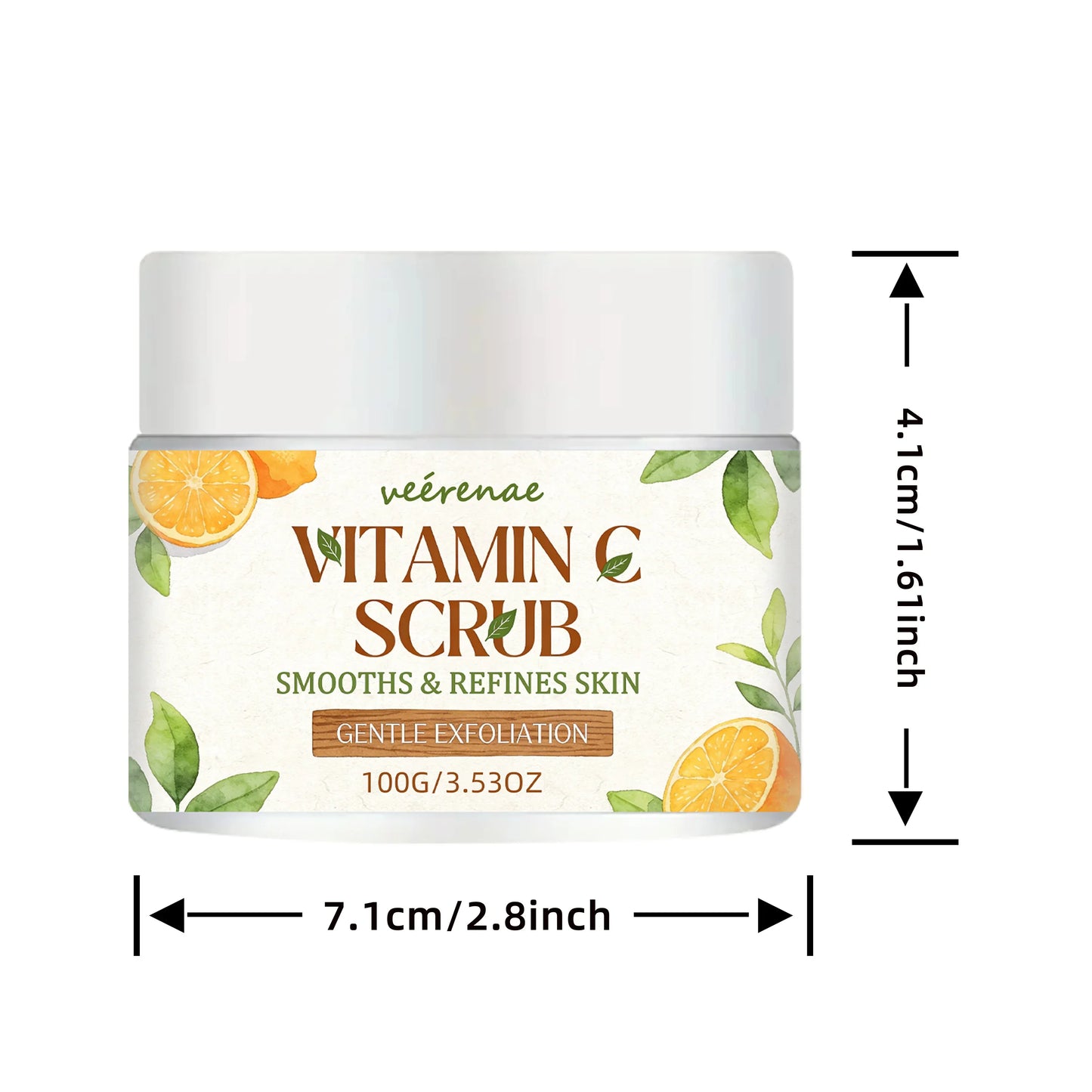 veérenae Vitamin C Body Scrub – Exfoliator for All Skin Types