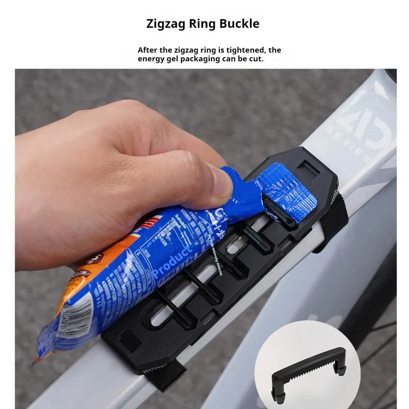 ENLEE Bike Energy Gel Holder – Elastic Buckle Cycling Mount Bike Gel Holder Peaceful Pleasures Health and Wellness