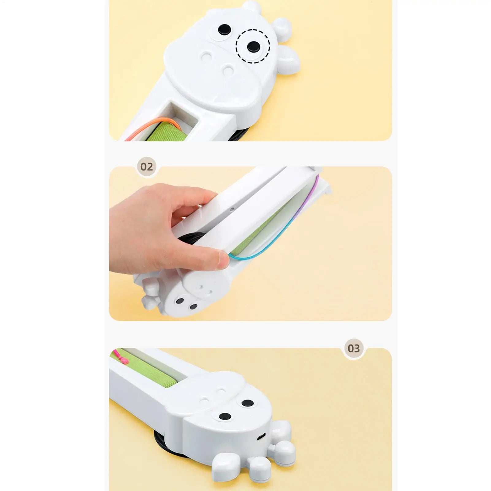 Electric Cat Teaser Wall-Mount Interactive Automatic Moving Pet Games Cat Teaser Toy for Home Indoor Outdoor Floor Play Training Peaceful Pleasures Health and Wellness