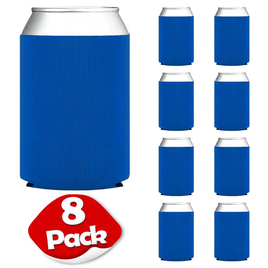 8Pcs Can Coolers, Collapsible Soda Cover Coolies, Sleeves for Weddings, Bachelorette Parties, Multicolor Peaceful Pleasures Health and Wellness