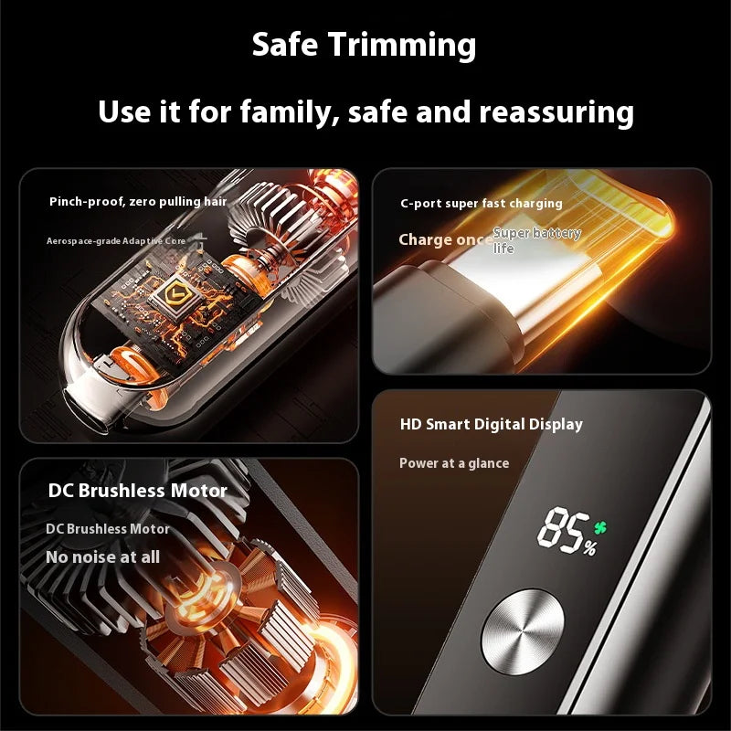 Rechargeable Electric Nose Hair Trimmer Hair Trimmer Nose Hair Remover Scissors Cleaning Tool Men's Shaving Knife Peaceful Pleasures Health and Wellness
