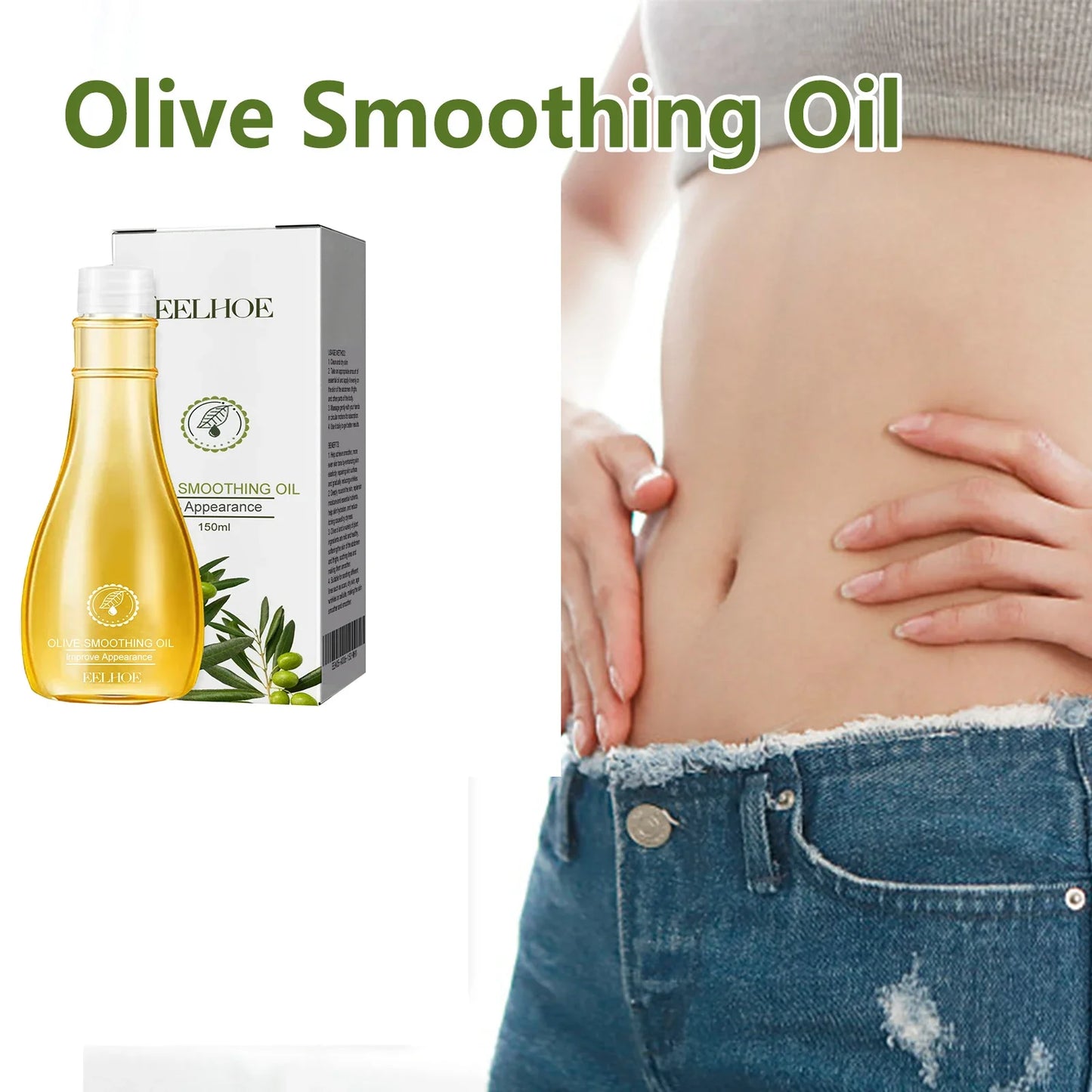 EELHOE Olive Body Oil – Hydrate, Soften & Tone Skin 150ml