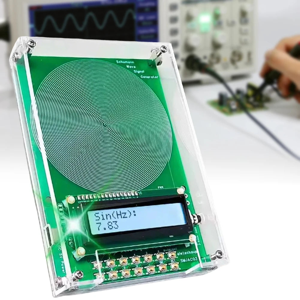 0.01hz-100000hz Frequency Modulation Premium Chip Schumann-Wave Generator Pure Sine Frequency Modulation Signal Generator Peaceful Pleasures Health and Wellness