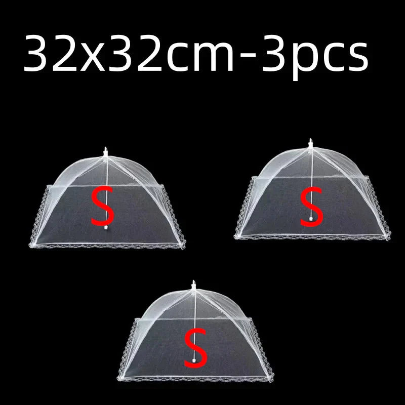 Collapsible Mesh Food Cover – Pop-Up Fly Net for BBQ & Outdoors