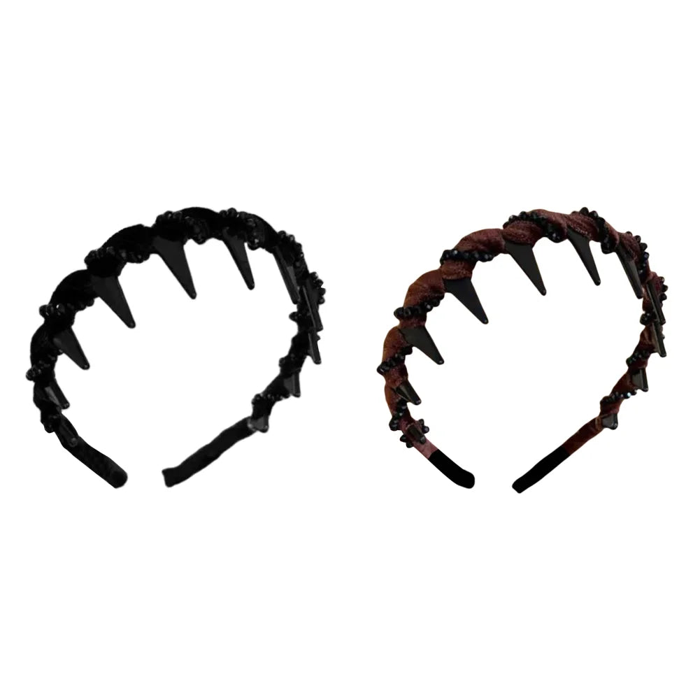 Velvet Sparkling Diamond Hairband for Women – Anti-Slip Hair Hoop Headband Peaceful Pleasures Health and Wellness