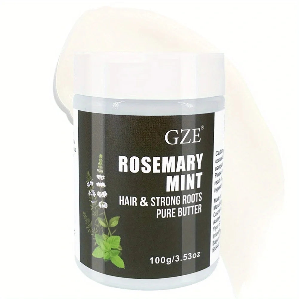 GZE Rosemary Mint Hair Butter – Growth & Damage Repair 100g Hair Growth Butter Peaceful Pleasures Health and Wellness