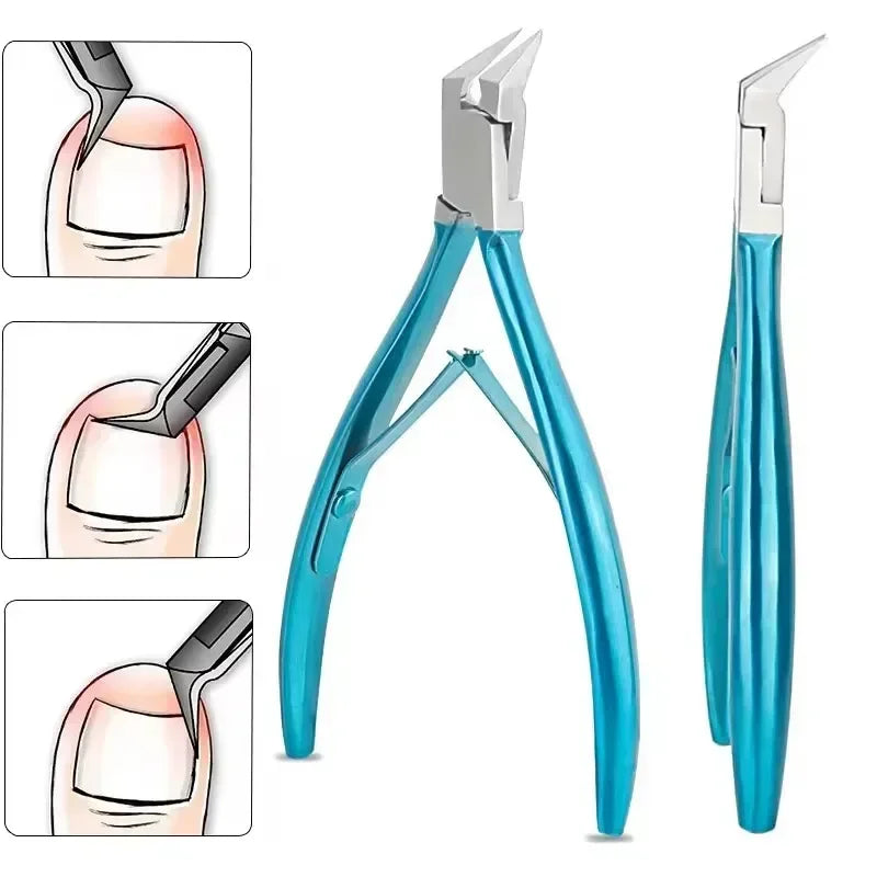 Professional Toenail Clipper for Thick & Ingrown Nails | Steel Nipper