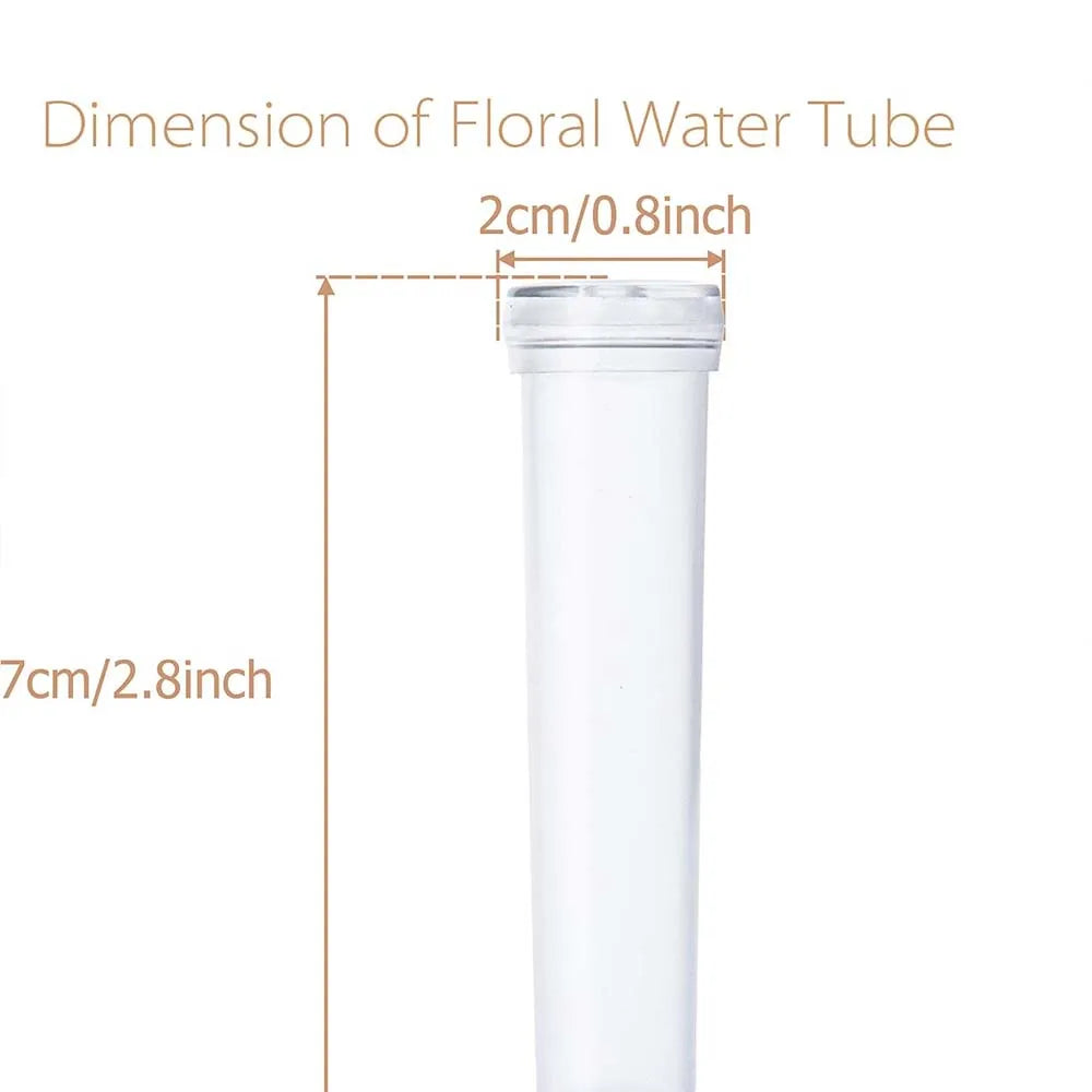 Floral Water Tubes for Fresh Flowers – 5, 10 or 20 Pack