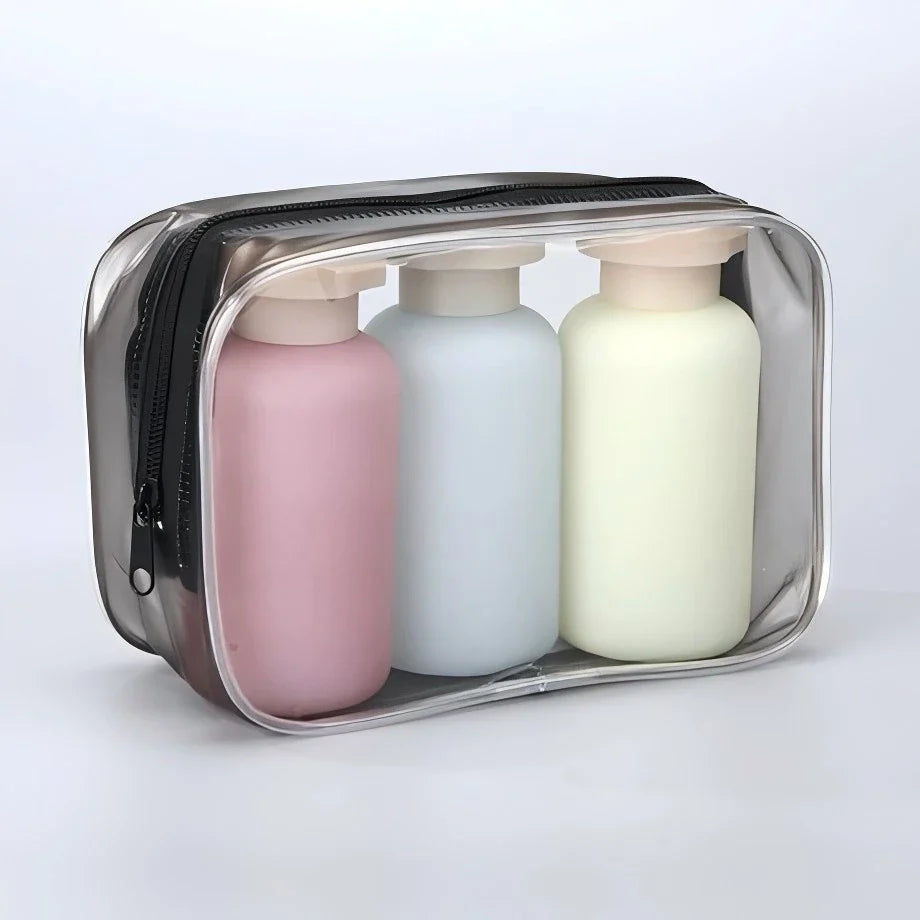 3-Pack 100ml Leak-Proof Refillable Travel Bottles – TSA Approved