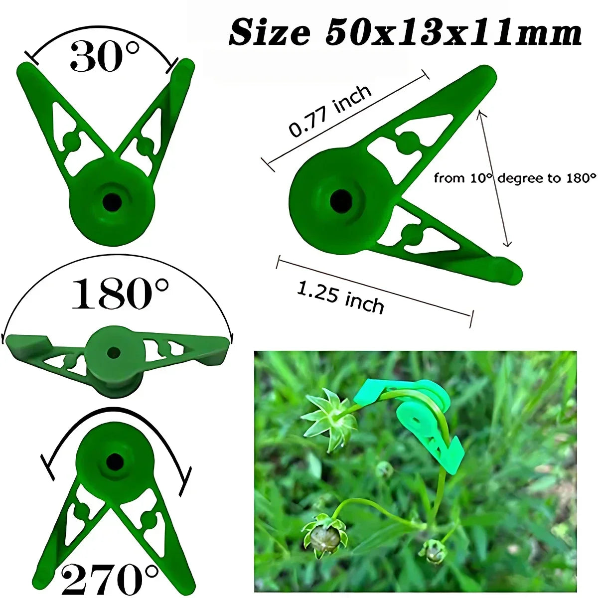 360° Plant Branch Bending Clips | LST Stem Training Tool