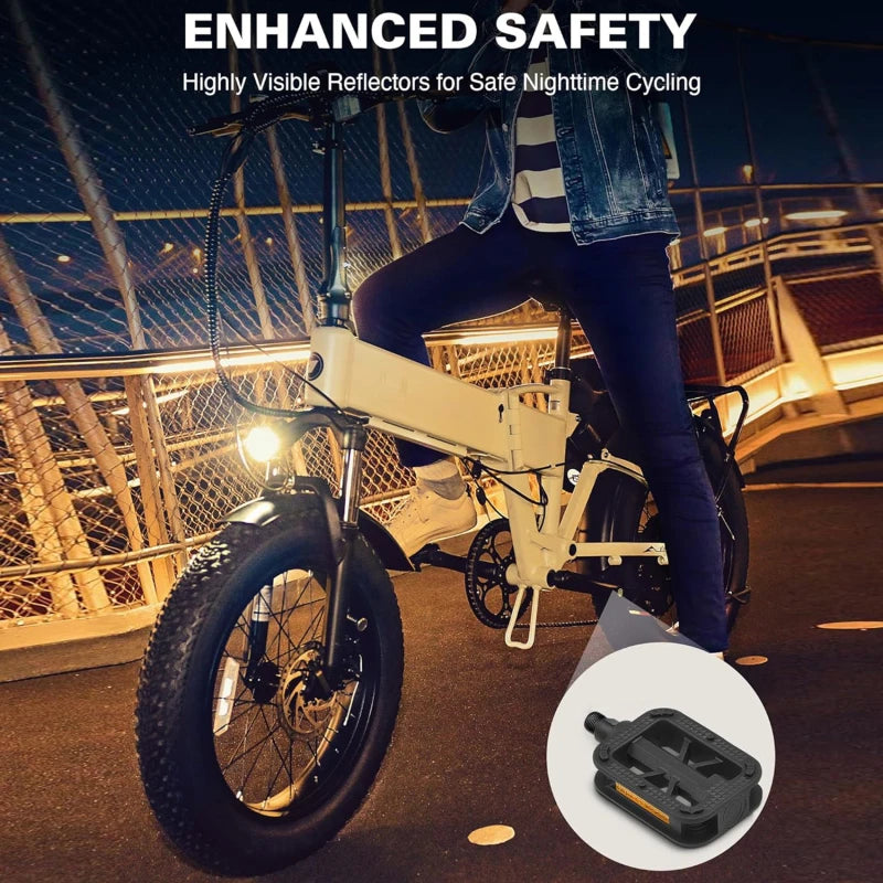 Electric Car Non-slip Footpegs Diy Car Bicycle Folding Pedals Plastic Wear-resistant Footpegs Electric Cars Accessories Peaceful Pleasures Health and Wellness