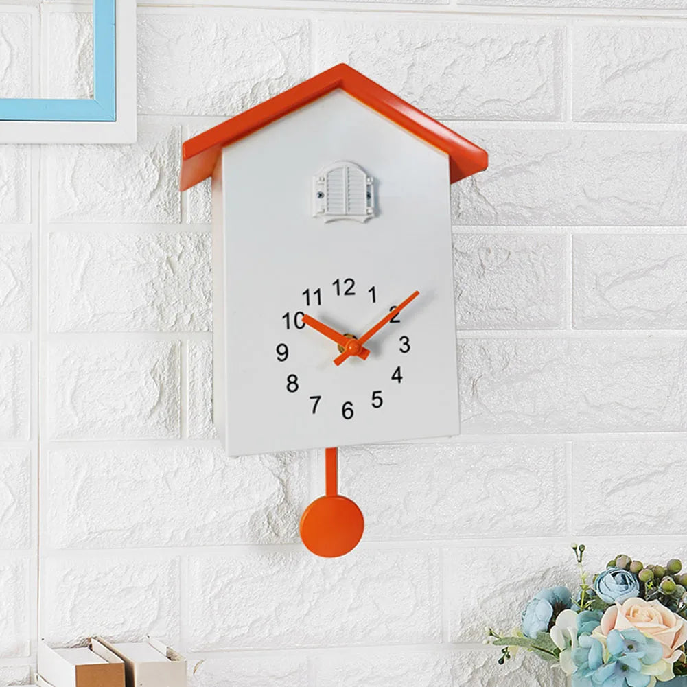 Cuckoo Clock Voices Call Bird House Wall Art Home Living Room Office
