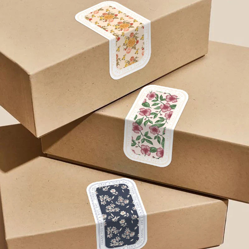 100pcs Thank You Stickers – Happy Package Seal Labels