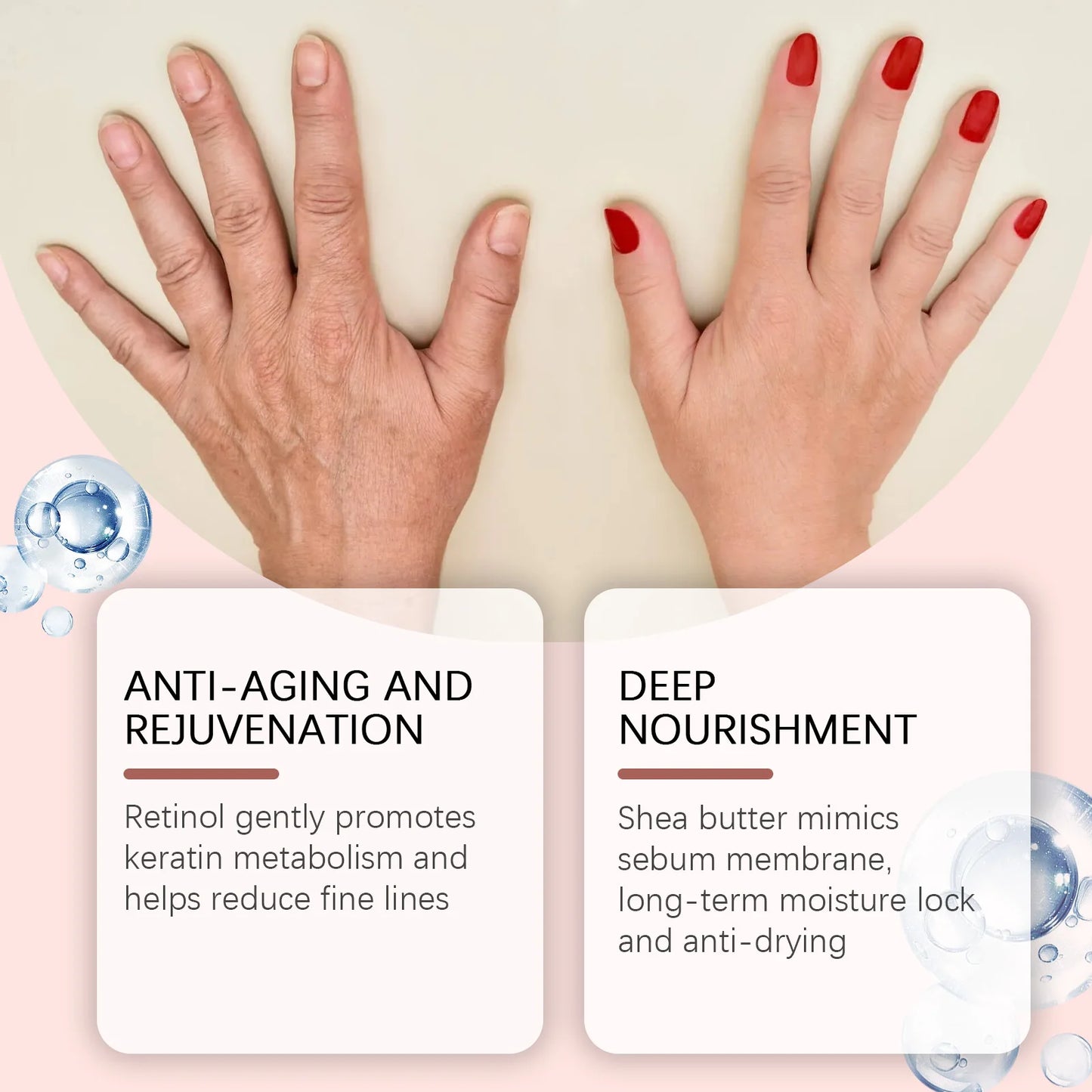 Retinol Hand Cream – Firming Lotion for Dry & Aging Hands 50g