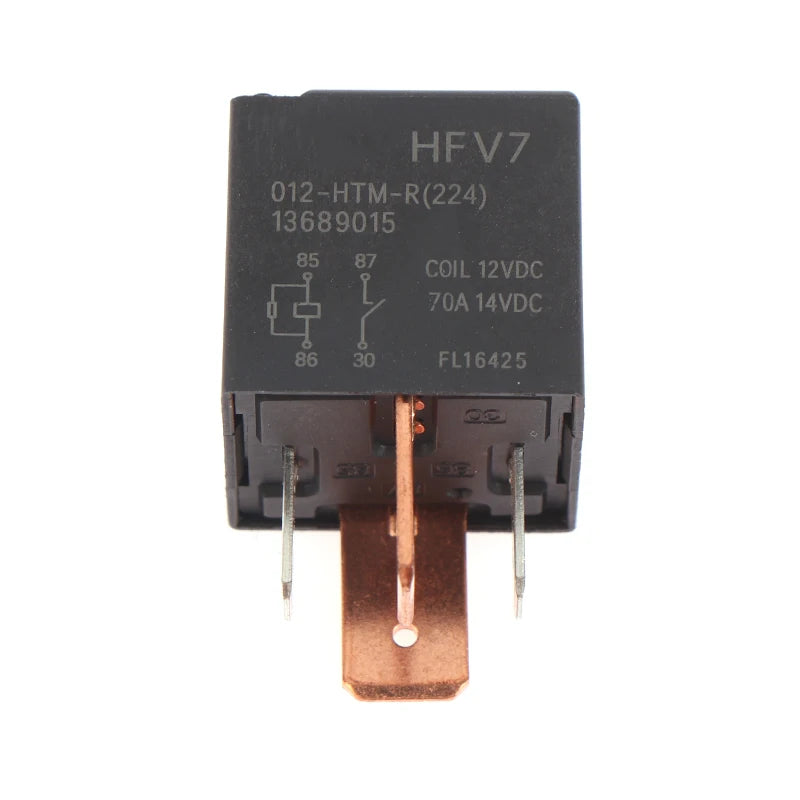 1 PC 12V Relay HFV7 012-HTM-R 70A 12VDC 4Pins Car Relay Peaceful Pleasures Health and Wellness