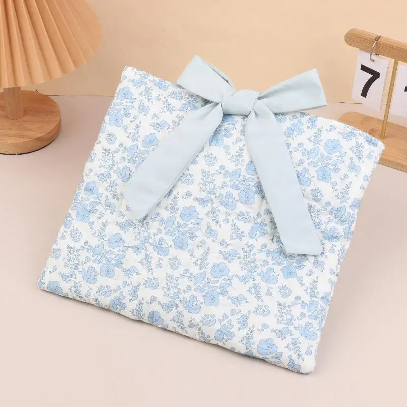 Floral Print Fabric Makeup Bag – Women's Travel Cosmetic Pouch