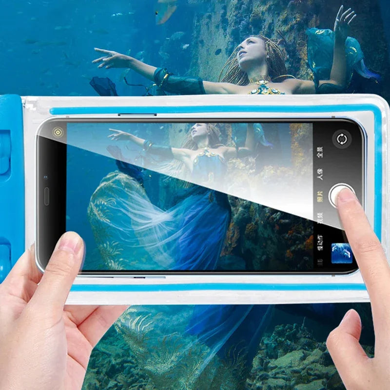 Waterproof Phone Pouch – Glow-in-Dark Dry Bag, 30m Rated