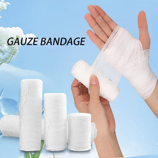 Cotton Gauze Elastic Bandage,Soft And Breathable Dressing,Pressure Bandage Suitable For Medical Wound Care Peaceful Pleasures Health and Wellness