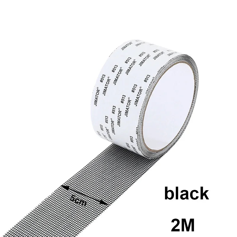 Window Screen Repair Tape – Self-Adhesive Fiberglass Mesh Patch