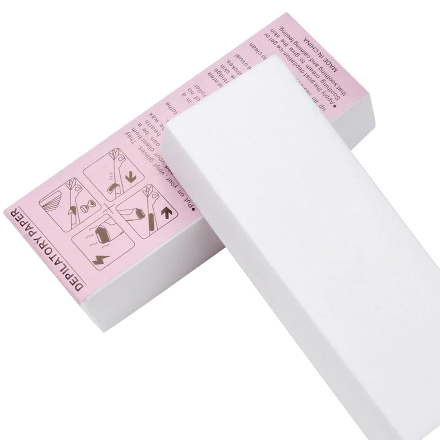 100-Pack Thickened Non-Woven Wax Strips | Hair Removal